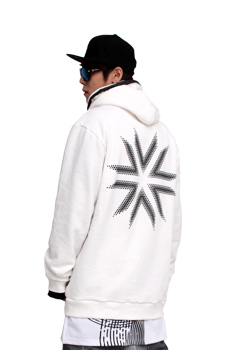 [HIVIM] Basic Hood Logo(white) (품절)